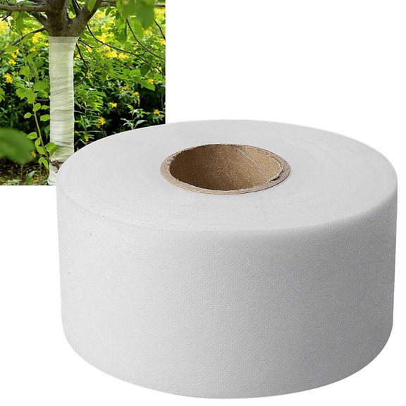 Bxaolu 3" x 200' Tree Wrap Breathable and Sun-Proof Tree Cloth for Winter Protect Young Trees from Sunscald Tree Protector Wrap Tree Trunk Protector Tree Wrap Freeze Protection (White)