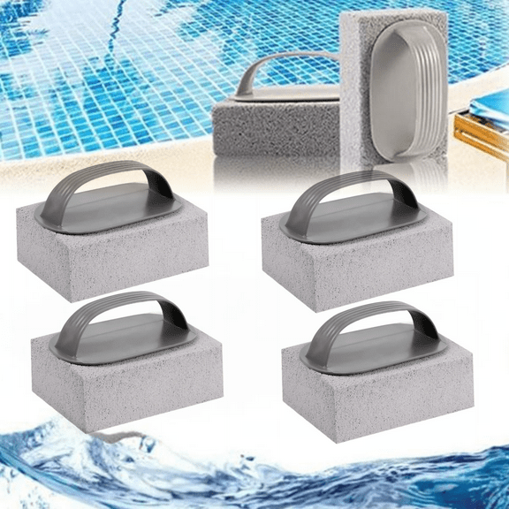 Bxaolu 4 Pack Grill Brick, Pumice Stone for Pool Cleaning, Tiles, Griddle Stone Cleaning Block, Pumice Stone for Cleaning Oven, Stove, BBQ Grill