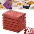 thumbnail image 1 of Bxaolu 6 Pack Kitchen Towels and Dishcloths Sets, Cotton Soft Highly Absorbent Dish Towels for Kitchen,Washing Dishes,13.38 x 13.38 Inches, Orange, 1 of 7