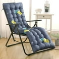 thumbnail image 1 of Bxaolu 62 Inch Indoor Outdoor Rocking Chair Cushion, Patio Lounge Chair Cushion with Ties, Non-Slip High Back Chair Cushion,Swing Bench Cushion (62"L x 18.89"W, Multicolor), 1 of 9