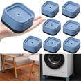 thumbnail image 1 of Bxaolu 8 Pack Furniture Risers, Adjustable Bed Risers Heavy Duty Stackable Bed Raisers for Table Desk Couch Chair Sofa Cabinet Bed Legs Lift Height 1.38" (8, Blue), 1 of 8