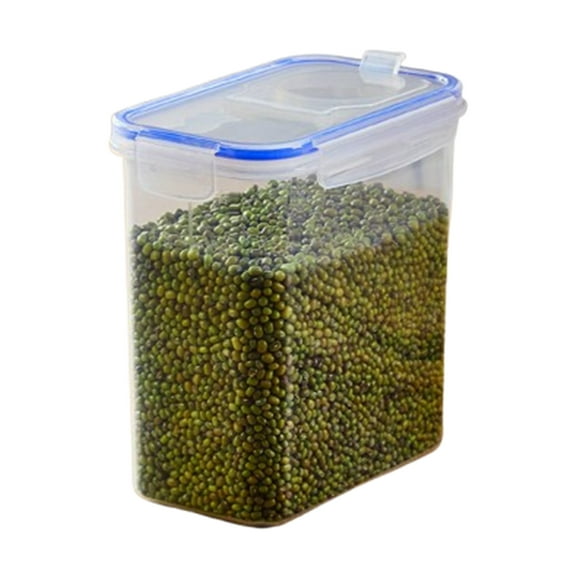 Bxaolu Airtight Food Storage Container with Lid, 1.8L BPA-Free Cereal, Rice, Flour, Pasta and Snack Container, Stackable & Durable, Kitchen Pantry Organizer (1Pack)