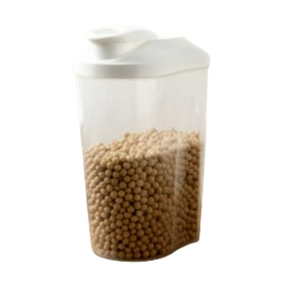 Bxaolu Airtight Food Storage Containers for Pantry With Lids – 1Pack - Clear Air Tight Kitchen Containers Dispenser For Pantry Organization And Storage - Plastic,1.0Liter