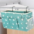thumbnail image 1 of Bxaolu Bedside Caddy Bedside Organizer Bedside Storage Caddy with Pockets, Hooks for Home College Dorm Bunk Bed Hospital Bed Crib Bed Rails, 1 of 6