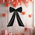 thumbnail image 1 of Bxaolu Bow Decor Large Bow for Room, Coquette Giant Ribbon Tie for Birthday Party Backdrop Wall Decor Ormanents&nbsp;Bridal Christmas Tree Decoration(Black,24 x 32 Inches), 1 of 6