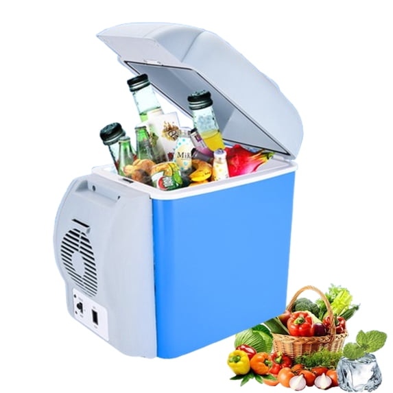Bxaolu Car Refrigerator, 7.5L Car Fridge, Small Portable Electric Cooler and Warmer for Vehicles Trucks, RV, Camping, Travel