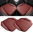 thumbnail image 1 of Bxaolu Car Seat Cushion, Breathable, Non-Slip Bottom, Comfort Car Seat Protector, Car Seat Pad Works with Truck and Office Chair Home -Red, 2Pack, 1 of 6