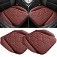 thumbnail image 1 of Bxaolu Car Seat Cushion, Driver Seat Cushion, Breathable, Non-Slip Bottom, Comfort Car Seat Protector, Car Seat Pad for Car, Truck, Office Chair (2Pack, Red), 1 of 7
