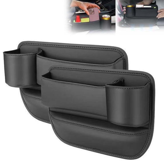Bxaolu Car Seat Storage Box – Multifunctional Universal Car Storage Box for Organizing, Convenient Car Seat Decoration