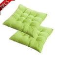 thumbnail image 1 of Bxaolu Chair Cushions Set of 2 for Dining Chairs, 15.75"x15.75" Kitchen Chair Pads with Ties, Non-Slip Tufted Indoor Seat Cushions for Home Use – Green, 1 of 7