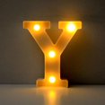 thumbnail image 1 of Bxaolu Light Up Letters, Led Letters Lights 26 Alphabet, Decorative Lighted Letters, Battery Powered Led Marquee Light Up Letters for Party, Wedding, Birthday, Bar, Night Light, Home Decor, 1 of 8