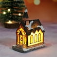 thumbnail image 1 of Bxaolu Christmas Village House,Lighted Christmas Village Houses ,Resin Christmas House Indoor Decorations,Desktop&nbsp;Collectable Figurine for Christmas Holiday Decor, 1 of 6