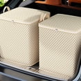 thumbnail image 1 of Bxaolu Clothes Storage Bags - 18L Blanket Organizers and Storage for Closet Large Storage Bins with Lids and Zipper, Storage Containers for Comforter, Pillow and Sweater (Grey, 1Pack), 1 of 9