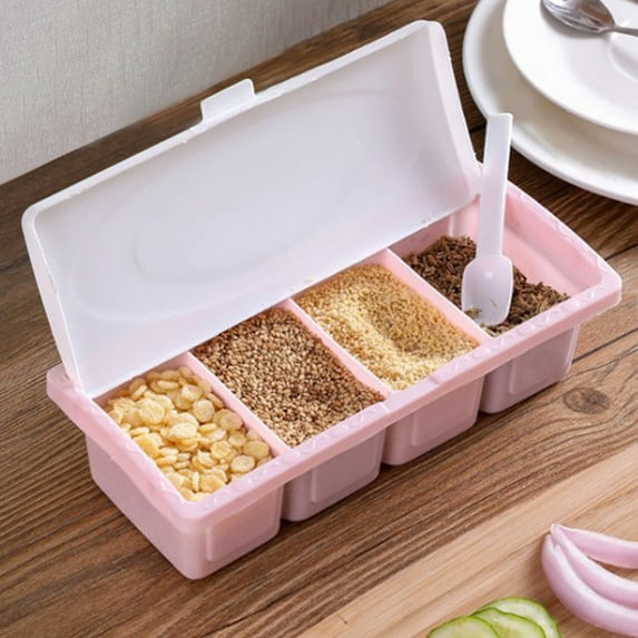 Bxaolu Condiment Server - Ideal for Parties, BBQs, and Picnics, Kitchen Organization Containers