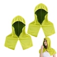 thumbnail image 1 of Bxaolu Cooling Hoodie Towel, Absorbent Quick-Drying Cooling Towels for Neck and Face, Sun Protection Cooling Neck Wraps Sport Head Cooling Towel in Hot Weather, Army Green, 1 of 6