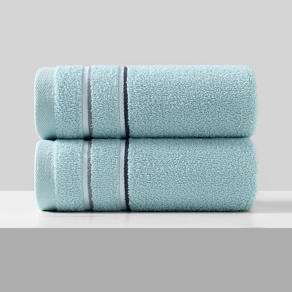 Bxaolu Cotton Washcloths 2 Pack 29.5 x 13.8in Soft Feel Towels Quick Drying Wash Cloths Ultra Soft, Multipurpose Face/Hand Towels for Bathroom, Spa, and Gym Towel.