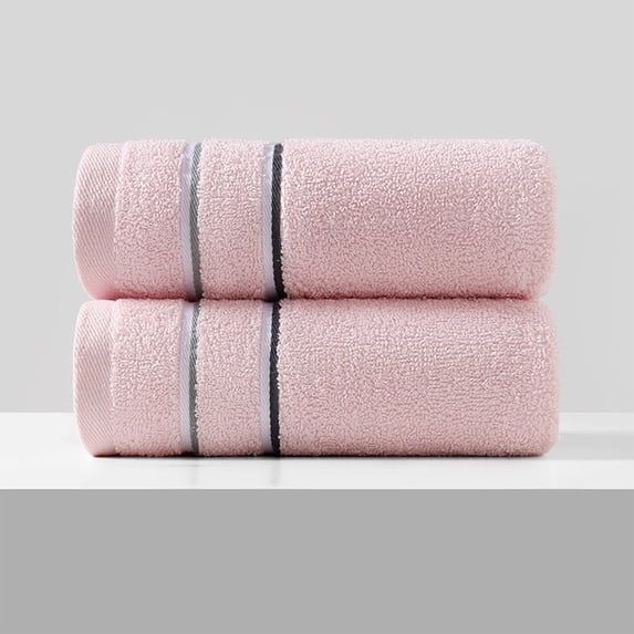 Bxaolu Cotton Washcloths 2 Pack 29.5 x 13.8in Soft Feel Towels Quick Drying Wash Cloths Ultra Soft, Multipurpose Face/Hand Towels for Bathroom, Spa, and Gym Towel.