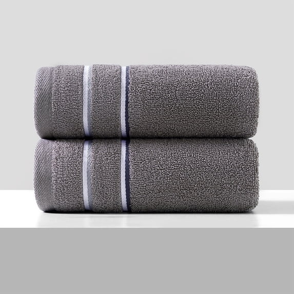 Bxaolu Cotton Washcloths 2 Pack 29.5 x 13.8in Soft Feel Towels Quick Drying Wash Cloths Ultra Soft, Multipurpose Face/Hand Towels for Bathroom, Spa, and Gym Towel.