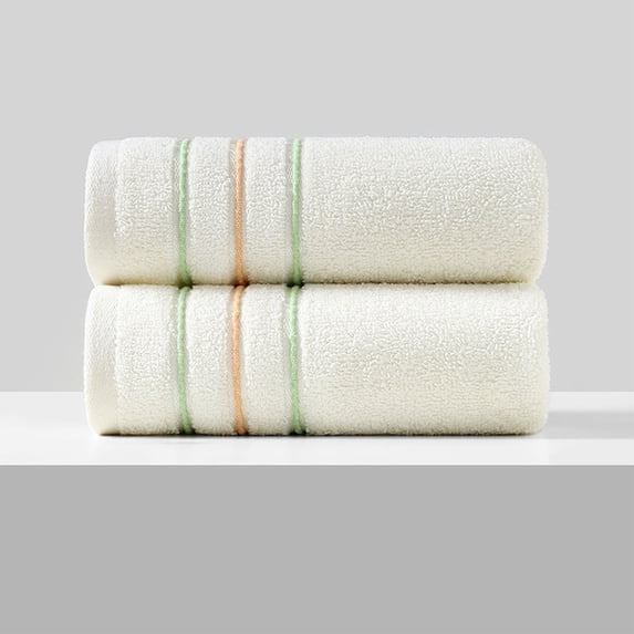 Bxaolu Cotton Washcloths 2 Pack 29.5 x 13.8in Soft Feel Towels Quick Drying Wash Cloths Ultra Soft, Multipurpose Face/Hand Towels for Bathroom, Spa, and Gym Towel.