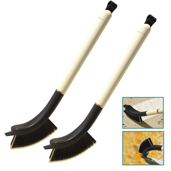 Bxaolu Crevice Cleaning Brush, Hard Bristle Grout Brush Gap Cleaner Tool for Tight Groove Spaces, Kitchen, Bathroom, Sliding Shower Door, Faucets Corners, Tiles, Sink and Windows Track