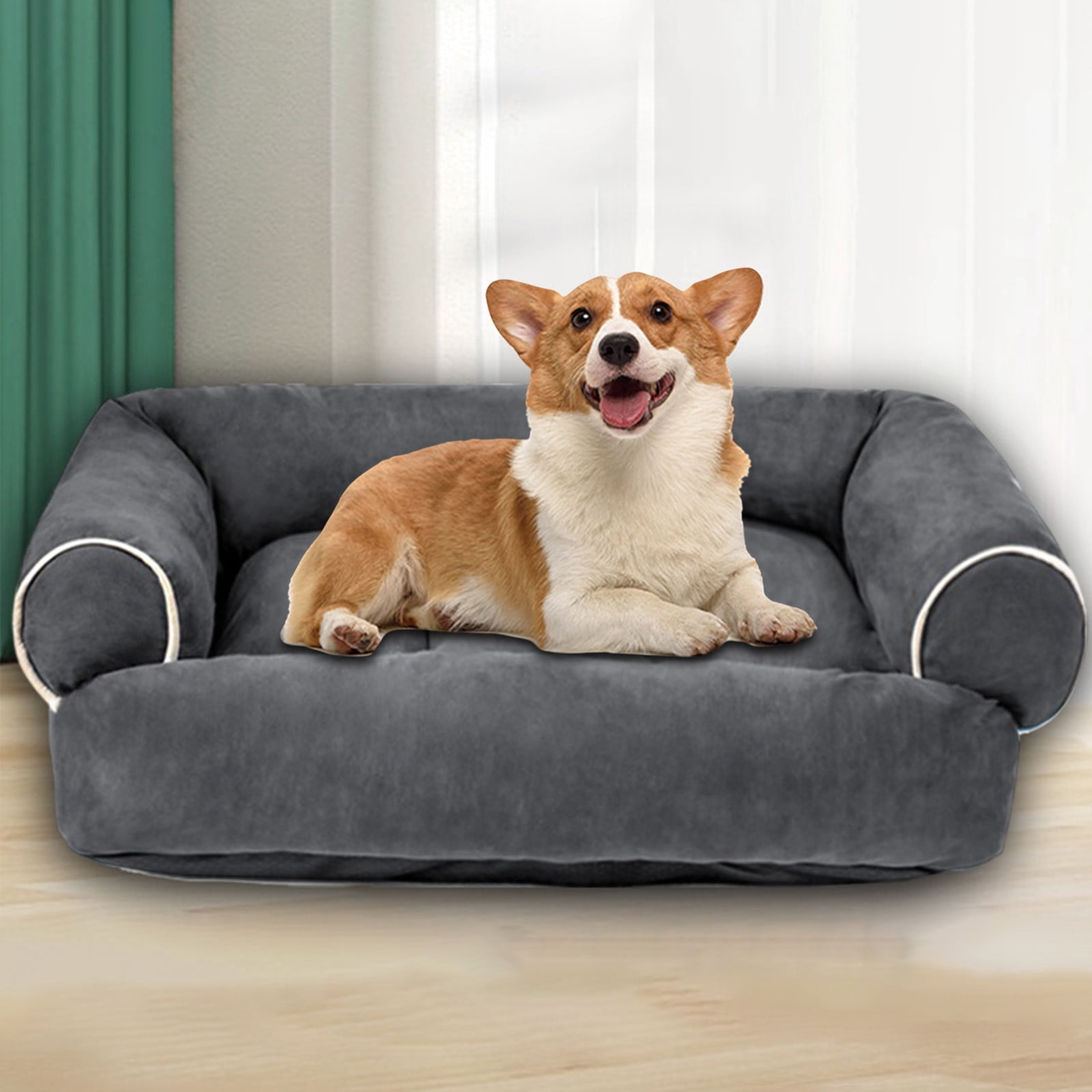 Bxaolu Dog Bed for Small Dogs - Washable Dog Sofa Beds, Supportive Foam Pet Couch Bed with Non Slip Bottom, Pet Sofa Bed for Cat Puppy New Releases