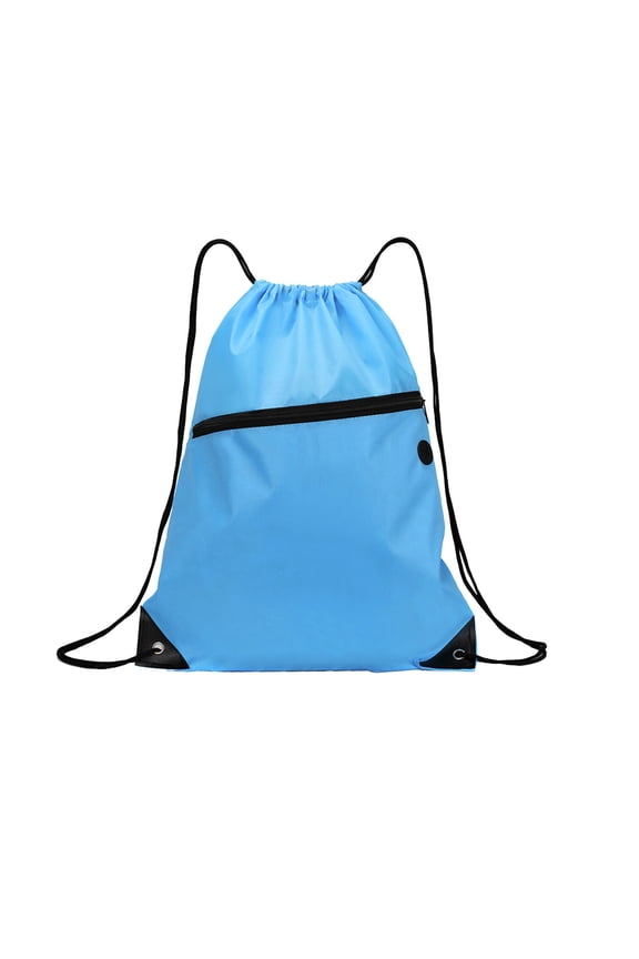 Drawstring Backpack String Bag Sackpack Cinch Water Resistant Nylon for Gym Shopping Sport Yoga