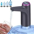 thumbnail image 1 of Bxaolu Electric Drinking Portable Water Dispenser, Water Dispenser, Portable Water Bottle Pump for Universal 3, 4 and 5 Gallon with USB Electric Charging and Automatic Off Switch (Black), 1 of 9