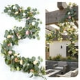 thumbnail image 1 of Bxaolu Eucalyptus Garland 5.56 Ft Colorful Easter Eggs Artificial Faux Greenery Vines for Ba|by Shower Wedding Party Table Runner Room Home Mantle Decor, 2Pack, 1 of 9