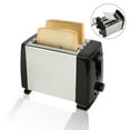 thumbnail image 1 of Bxaolu Extra Wide Long Slot 2 Slice Toaster, Browning Control With 7 Gears, Auto Shutoff, Modern Slim Design Fits Any Space, Black (1Pack), 1 of 7