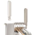 thumbnail image 1 of Bxaolu Folding Clothes Drying Rack, Super Heavy Duty Adhesive Hanger Wall Mounted, Foldable Portable Collapsible Bathroom Accessories and Towel Rack Organization, White, 1Pack, 1 of 8