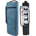 thumbnail image 1 of Bxaolu Golf Cooler Bag - Accessories for Men Women, Small Soft Insulated Beer Cooler Holds 6 Pack of Cans or 2 Wine Bottles, Sports Bag, Blue, 1 of 8