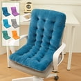 thumbnail image 1 of Bxaolu Kitchen Chair Back Cushion & Seat Cushion, Dining Room Chair Cushions, Seat Cushions for Kitchen Chairs, Soft and Comforable Chair Pads for Dinning Chair with Elastic Band, Blue, 1 of 7