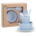 thumbnail image 1 of Bxaolu Kitchen Dinnerware Bowl Sets Unbreakable Dinner Plates Bowl Dinnerware, Fork, Spoon, Cup, Chopsticks (6Pcs, Blue), 1 of 7