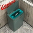 thumbnail image 1 of Bxaolu Kitchen Trash Can with Lid, Plastic Automatic Touchless Motion Sensor Rectangular Trash Can, 13L/3.5 Gal, Green, 1 of 6