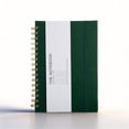 thumbnail image 1 of Bxaolu Lined Spiral Journal Notebook, A5 Ruled Notebook for Journaling, Note-Taking, Writing and Daily Planning, Twin-Wire Binding, Durable Hardcover, Army Green, 1 of 7