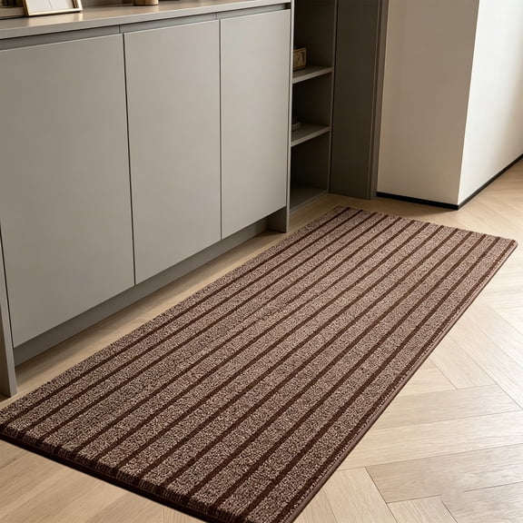 Bxaolu Long Bathroom Rugs Runner 47.2x15.7 Inch, Thick Soft and Absorbent Shaggys Bath Mat, Non-Slip, Machine Washable Quick Dry Bath Rugs for Tub Shower Floor, Home Decor Accessories