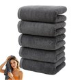 thumbnail image 1 of Bxaolu Microfiber Washcloths 5 Pack 29.5" x 13.8" Soft Feel Fingertip Towels Quick Drying Wash Cloths Ultra Soft, Multipurpose Face & Hand Towels for Bathroom, Spa, and Gym Towel., 1 of 7