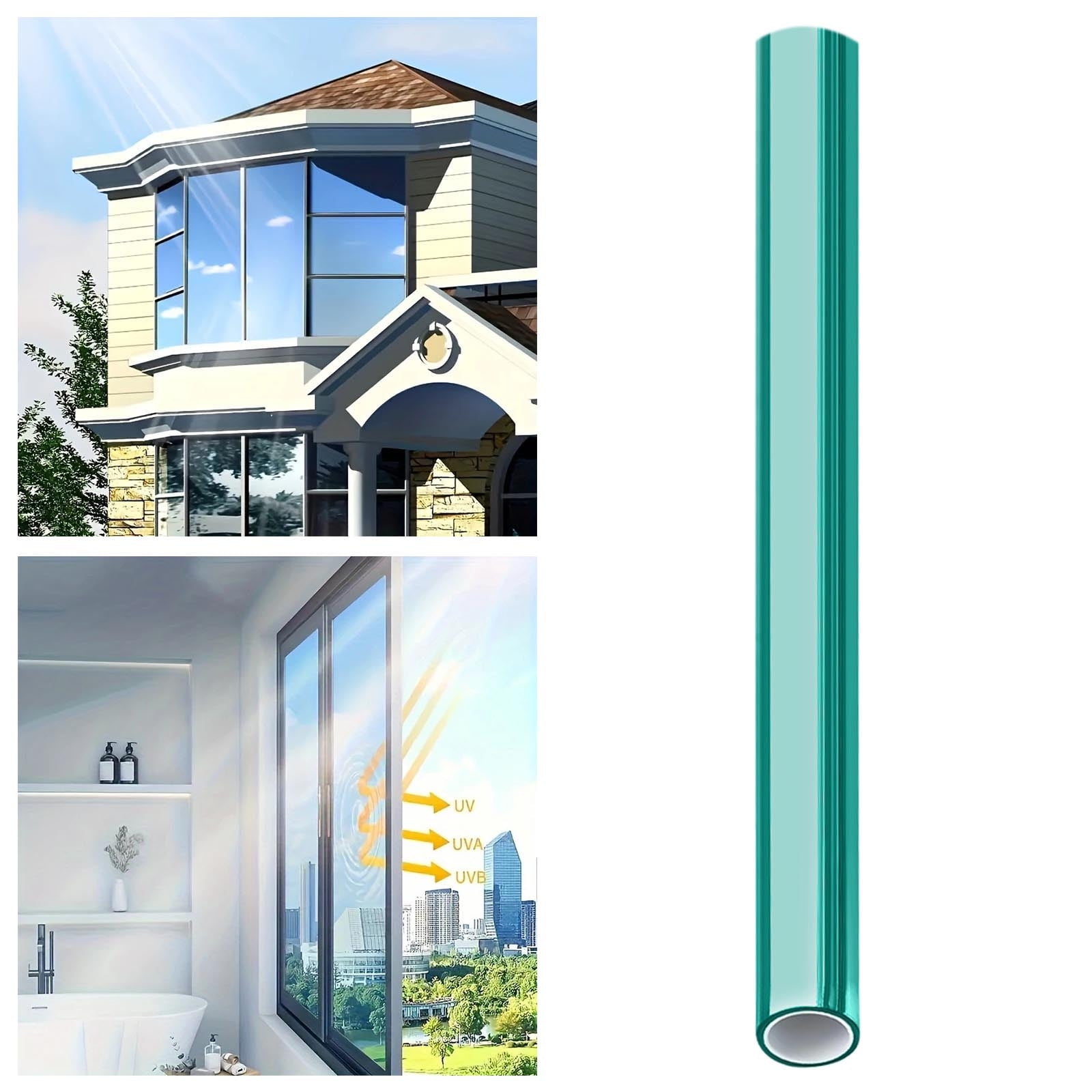 Bxaolu One Way Window Privacy Film, Window Tint for Home, Reflective ...
