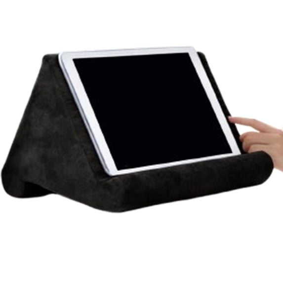 Bxaolu Original Tablet Pillow Stand & Pad Holder, Gift for Book Lovers & Readers, Multi-Angle Stand for Lap, Desk & Bed, Compatible with All Tablets,Phones, Pad and Books, Black