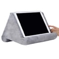 thumbnail image 1 of Bxaolu Original Tablet Pillow Stand & Pad Holder, Gift for Book Lovers & Readers, Multi-Angle Stand for Lap, Desk & Bed, Compatible with &nbsp;All Tablets,Phones, Pad and Books, Gray, 1 of 7