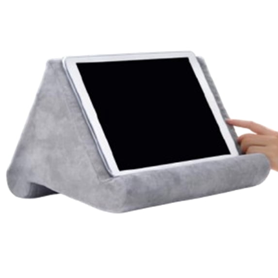 Bxaolu Original Tablet Pillow Stand & Pad Holder, Gift for Book Lovers & Readers, Multi-Angle Stand for Lap, Desk & Bed, Compatible with All Tablets,Phones, Pad and Books, Gray
