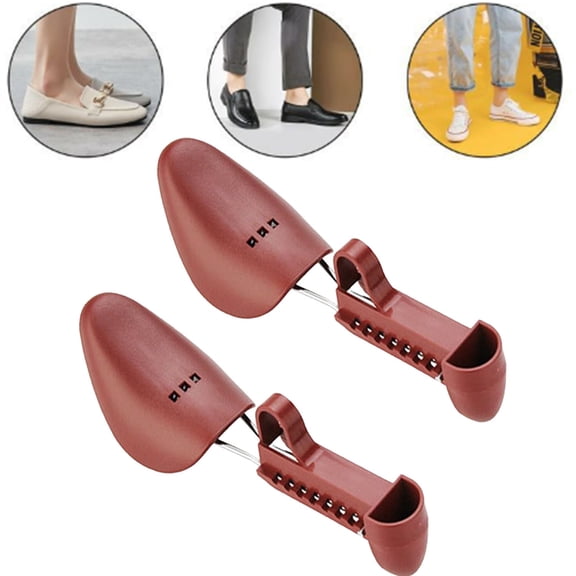 Bxaolu Women's Boots, Rust Resistant Shoe Stretcher, Adjustable, Single-Spring Design, Automatic Support, Red