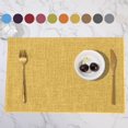 thumbnail image 1 of Bxaolu Placemats 1 Pack Washable Indoor/Outdoor Place Mats for Dining Table Durable Non-Slip Heat Resistant Table Mats, 11.81x18.11 Inch, 1 of 7