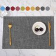 thumbnail image 1 of Bxaolu Placemats 1 Pack Washable Indoor/Outdoor Place Mats for Dining Table Durable Non-Slip Heat Resistant Table Mats, 11.81x18.11 Inch, 1 of 7