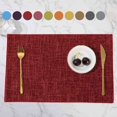 thumbnail image 1 of Bxaolu Placemats 1 Pack Washable Indoor/Outdoor Place Mats for Dining Table Durable Non-Slip Heat Resistant Table Mats, 11.81x18.11 Inch, 1 of 7