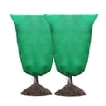 thumbnail image 1 of Bxaolu Plant Covers Freeze Protection, 2 Pack Frost Covers with Zipper Drawstring (31.5" x 39.3"), Plant Protection Cover Bags for Outdoor Winter Frost Cold Weather Shrubs Trees Covers(Green), 1 of 9