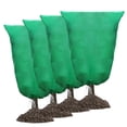 thumbnail image 1 of Bxaolu Plant Covers Freeze Protection, 4 Pack Frost Covers with Zipper Drawstring (31.5" x 47.2"), Plant Protection Cover Bags for Outdoor Winter Frost Cold Weather Shrubs Trees Covers(Green), 1 of 9