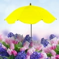 thumbnail image 1 of Bxaolu Plant Umbrellas for Outdoor Plants, 25.5" Garden Plant Umbrella Shade, 50.4" Higher Sun Shade for Plants, Potted Plant, Garden Beds, Yellow, 1 of 9