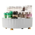 thumbnail image 1 of Bxaolu Plastic 10-Inch Round Lazy Susan Organizer for Kitchen Pantry Storage - Turntable Spice Organizers and Storage for Cabinet, Refrigerator, Table Top, Countertop, Bathroom(1Pack, White), 1 of 7