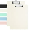 thumbnail image 1 of Bxaolu Plastic Clipboard, A4 Letter Size, 12" x8.85" Clipboard Plastic, Low-Profile Metal Clip with Hanging Hole, Home Office Supplies (White, 2Pack), 1 of 6